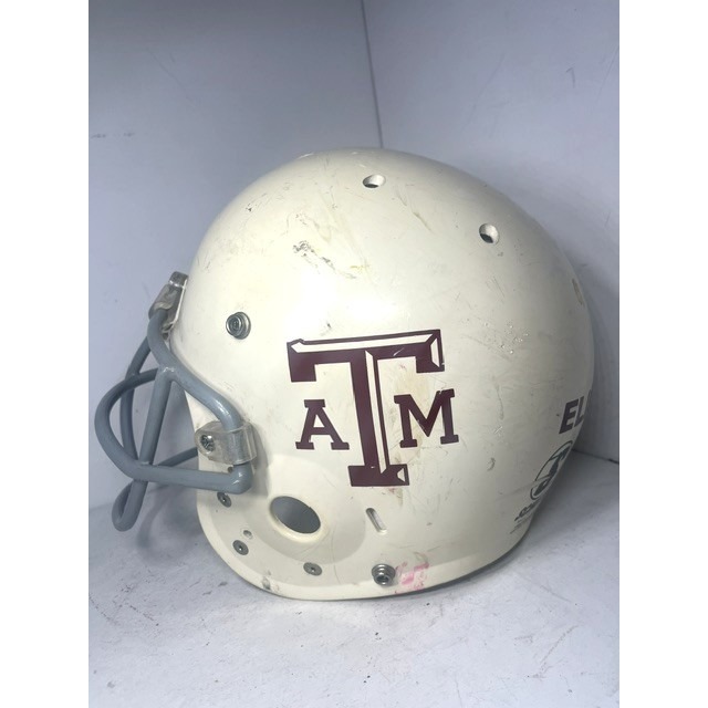 Texas A&M Aggies Schutt Air Yfs Football Helmet White Medium Facemask Vintage